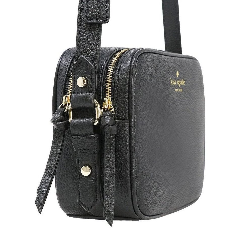 Kate Spade Pyper Mulberry Street Crossbody Black Pebbled Leather NWT - Picture 9 of 16